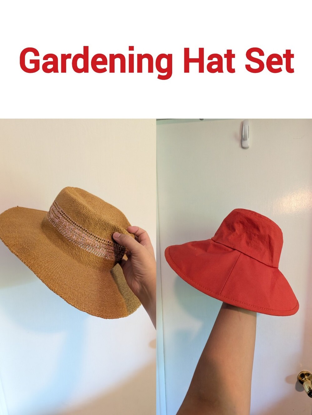 2 Target Gardening Hat Set